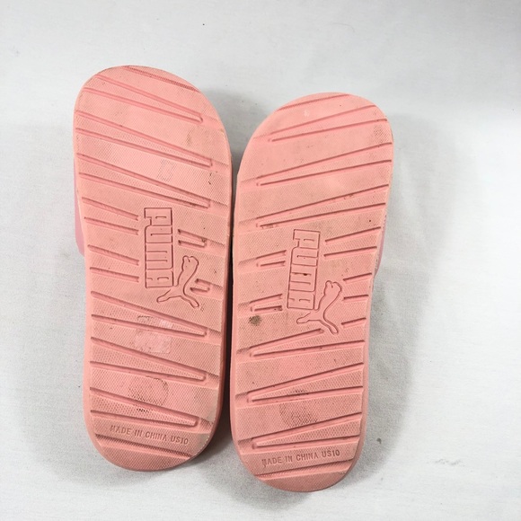Puma Pink and Rose Gold Slides - Picture 6 of 7